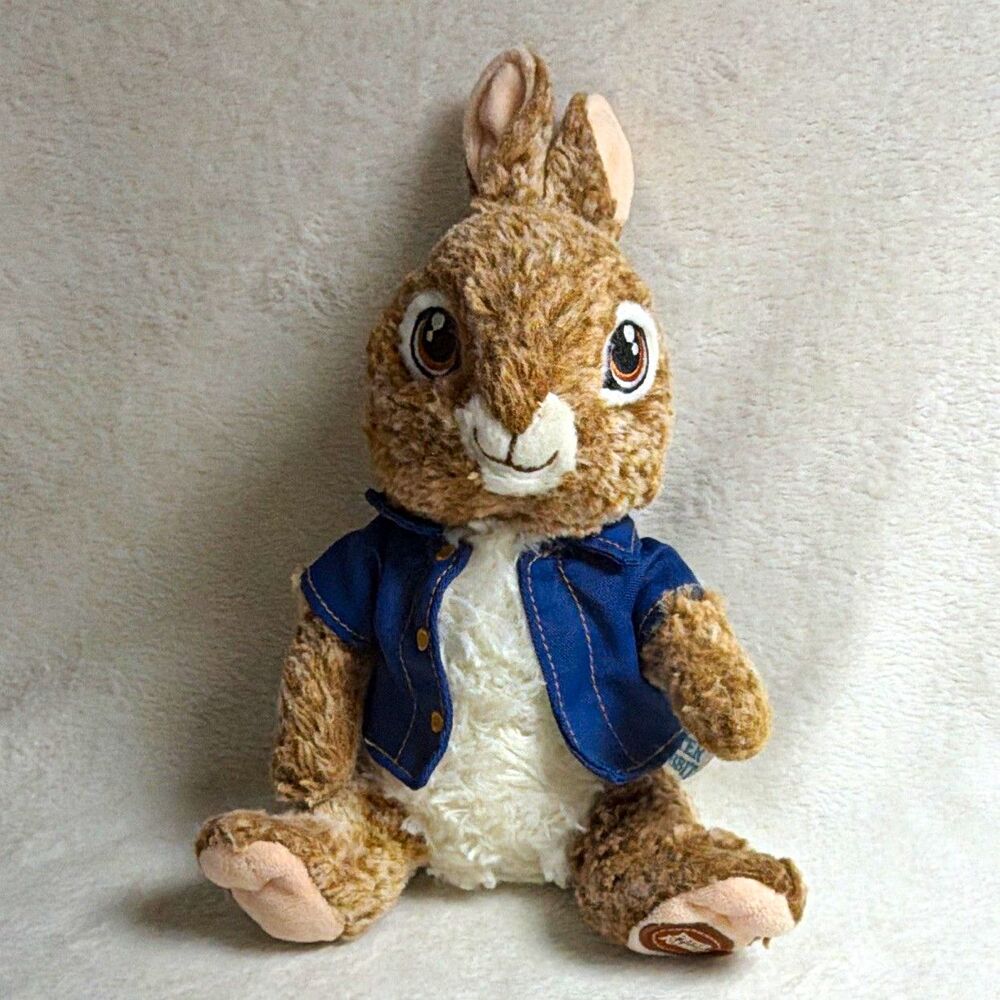 Dan Dee Peter Rabbit Plush Stuffed Bunny w/ Blue Jacket, Small 6-14 in, 2022